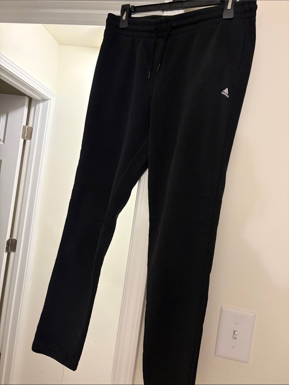 adidas women’s  Black Jogger Sweatpants with Small Logo